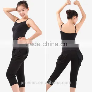 WE02043 Red Capri Leggings, Capri Leggings for Girls, White Jazz Pants thumbnail-1