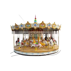 Hot Sale Good Price Carousel Horse Adult Amusement Ride Outdoor and Indoor Carousel for Sale thumbnail-4