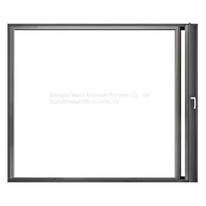HMK-MV Thermal Break Aluminum Frame Micro Side Ventilation Casement Window thumbnail-2