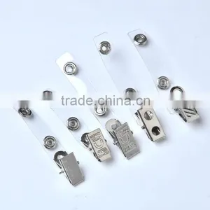 Small Badge id Card Holder Clip Metal Clip thumbnail-1