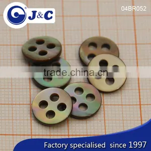 J&C Brown MOP Shell Buttons,pearl Shell Buttons for Fashion Shirt.BR052, BR053 thumbnail-1