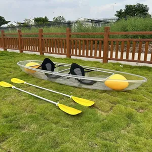2 People Strong Transparent Kayat With Airbag, Paddle, Seats for Tourism & Photography Industry thumbnail-5