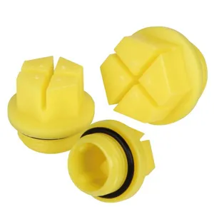 Hydraulic Adapter Fitting Metric Male O-Ring Hex BSP BSPT Plastic Plug thumbnail-2