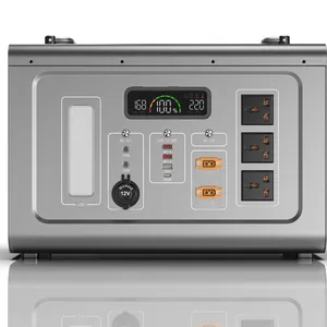 Support UPS Lithium Ion Lifepo4 Battery 1200W -3000W Portable Power Station for Outdoor thumbnail-3