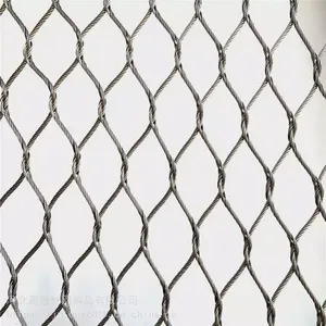 Flexible Stainless Steel Wire Rope Hand-Woven Mesh for Bird Cages & Zoo Fencing thumbnail-3