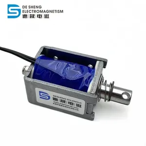 DS-0837 DC 12V 24V Stroke 8mm Pull Push Solenoid Actuator for Various Applications thumbnail-2