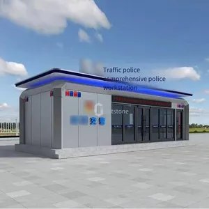Smart Police Work Station, Security Kiosk, Comprehensive Urban Management Law Enforcement Kiosk, Outdoor Sentry Box, Highway Traffic Law Enforcement Kiosk thumbnail-3