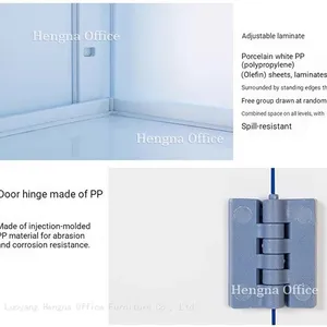 Polypropylene Storage Cabinet / Chemical Safety Cabinet HN-PP1500: Heavy Duty Adjustable Shelves With High Load Capacity thumbnail-4