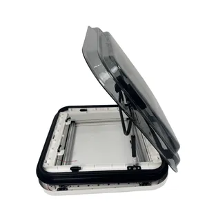 MAYGOOD MG16SL Durable and Strong Aluminum Top Frame RV Caravan Motorhome Skylight With LED Lights 500*500mm thumbnail-2