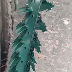 Security Galvanized Razor Wall Spikes Anti-Climb Anti-Climb Barbed Wire thumbnail-5