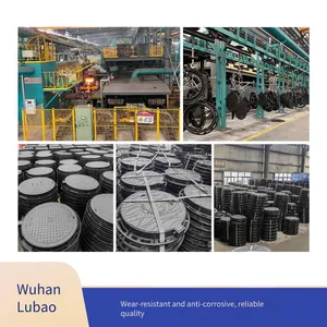 Lubao Ductile Iron φ700*850 Circlip Manhole Cover Manufacturer, Heavy-duty Manhole With Five Protections for Telecommunications and Power Sewers thumbnail-4