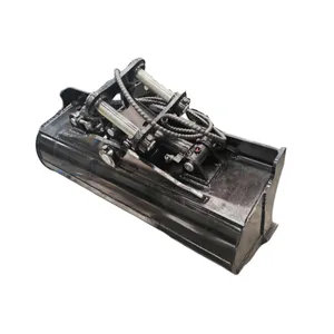 High Quality Hydraulic Tilt Bucket Heavy Duty Earthmoving Attachment for Mini Excavators thumbnail-4