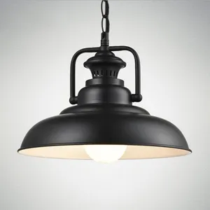 CE E27 Black Metal Pendant Lightings Hanging Lighting Lamps thumbnail-3