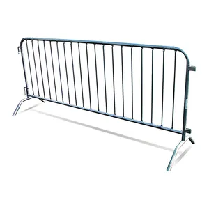 Galvanized Steel Frame Easy-to-assemble Crowd Control Barrier, Suitable for Temporary Fencing at Concert Stages. thumbnail-3