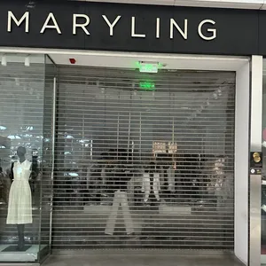 High Transparency Crystal PVC Rolling Door | Perfect for Shopping Malls & Retail Shops thumbnail-3