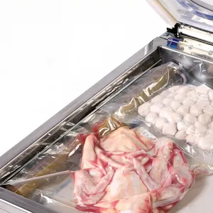 Commercial Automatic Vacuum Sealing Machine for Wet and Dry Foods Chicken Duck Vegetables Meat Pork Packaging Machine thumbnail-4