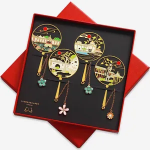 Chinese Seal Stamp Enamel Metal Bookmark Custom Souvenir Book Marker thumbnail-4