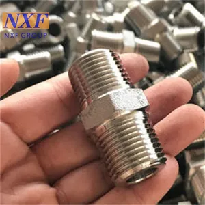 NXF UNS N10276 2.4819/NiMo16Cr15W/C276 OD DN15-1200 Nickel Alloy Forging Threaded Straight or Reducing Haxagonal Nipple thumbnail-3