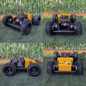 Vigorun VTW550 Remote Control Grass Cutter Tractor Robot Gas Lawn Mower Grass Cutter Small Electric Lawn Mower Vigorun Lawn Mower thumbnail-3