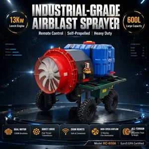 600L Agricultural Mist Sprayer Remote Control Air Assisted Spraying Equipment for Orchard Vineyard thumbnail-1
