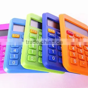 Korean Novelty 12 Digits LCD Destop Calculator With Solar Energy for Office thumbnail-2