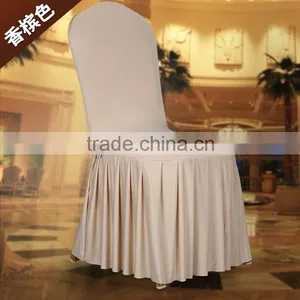 Spandex Chair Cover With Skirt thumbnail-3
