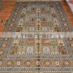 6'x9' Popular Room Decoration Art Design Handmade Cotton Persian Carpet thumbnail-1