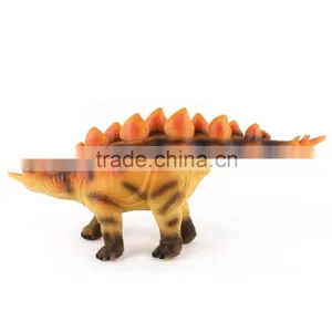 Amazing Wild Animal Dinosaur Toys Vinyl 22'' Stegosaurus Toy For Children X038 thumbnail-3