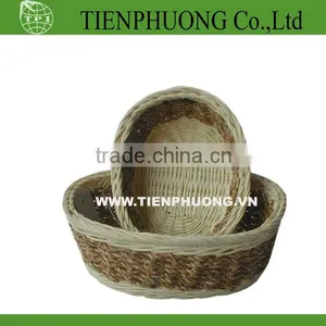 Oval Rattan Basket thumbnail-1