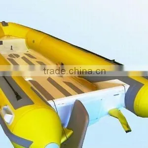 PVC/Hypalon Material Fiberglass Inflatable Boat thumbnail-1