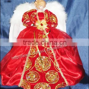 Beautiful Glitter Angel for Christmas Outdoor/indoor Decoration,hanging on the Tree,wedding or Party. thumbnail-1
