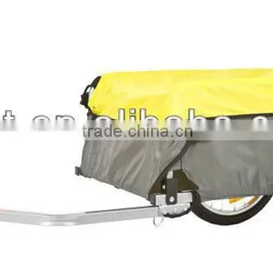 Folding Bike Cargo Trailer With Rain Cover thumbnail-1