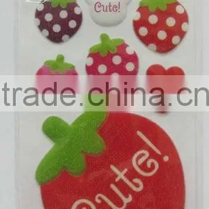 Glitter Lovely Puffy Sticker thumbnail-1