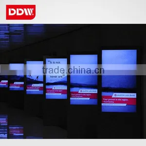 Like A Swan!! Floor Standing 46" Horizontal Touch Screen Network/Wifi Advertising Kiosk/Ad Player/Digital Signage DDW-AD4601SN thumbnail-4