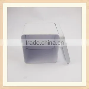 Metal Square Tin Box With Clear Top thumbnail-5