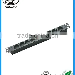 19''1 U German Model Intelligent 9 Ways PDU thumbnail-1