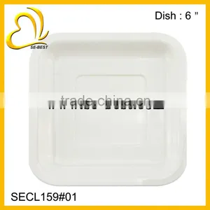 WHITE PLASTIC TABLEWARE FOR DESSERT,; DESSERT BOWL thumbnail-4