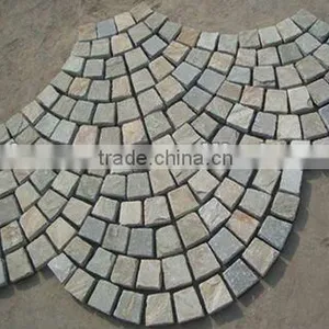Decorative Slate Meshed Stone Garden Paver thumbnail-1