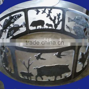 Animal Logo Metal Fire Ring thumbnail-1