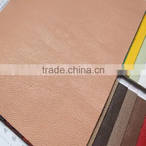 Soft Hand Feelings ,small Lychee Pattern Pvc Material Synthetic Leather for Car ,sofa ,and Lady Bags thumbnail-1