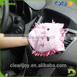 Stock Lot China Imports Microfiber Car Glove for Sale thumbnail-3