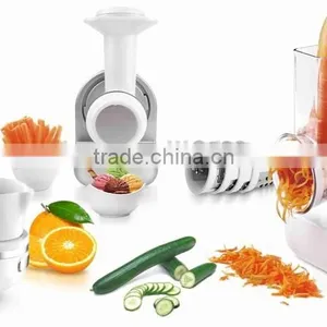 Fruit Ice Cream Maker, 3 in 1, Cone Icecream Maker With Salad Maker and Orange Juicer thumbnail-2