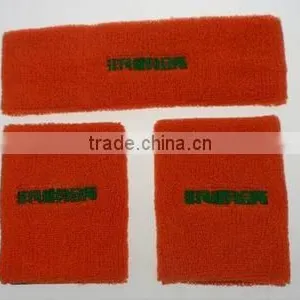 Cotton Material Elastic Headband Logo Embroidered Men's Headband thumbnail-3