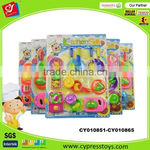 Pretend Play Toy Cookware Plastic Kitchen Tableware Toys Educational Play Set thumbnail-1