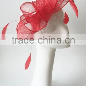 Fashion Lady Kentucky Derby Races Sinamay Fascinator on Comb thumbnail-1