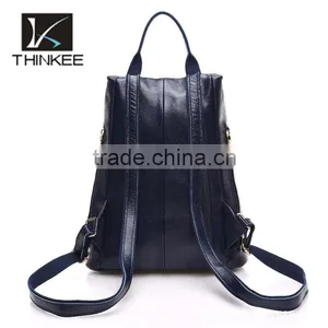 China Suppliers Wholesale Custom Leather Backpack Bags for Ladies thumbnail-5