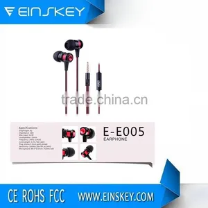 Hot Sale High Quality Popular Cool Design Metal Earphone With Mic for Mobile Phone thumbnail-1