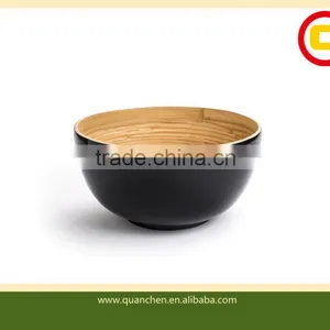Colorful Lacquered Bamboo Bowls thumbnail-1