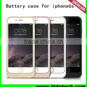 High Quality Emergency Backup Power Bank Battery Case for IPhone 6s Battery Cover Accessory thumbnail-1