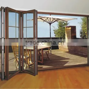 Aluminum Folding Door Glass Door thumbnail-1